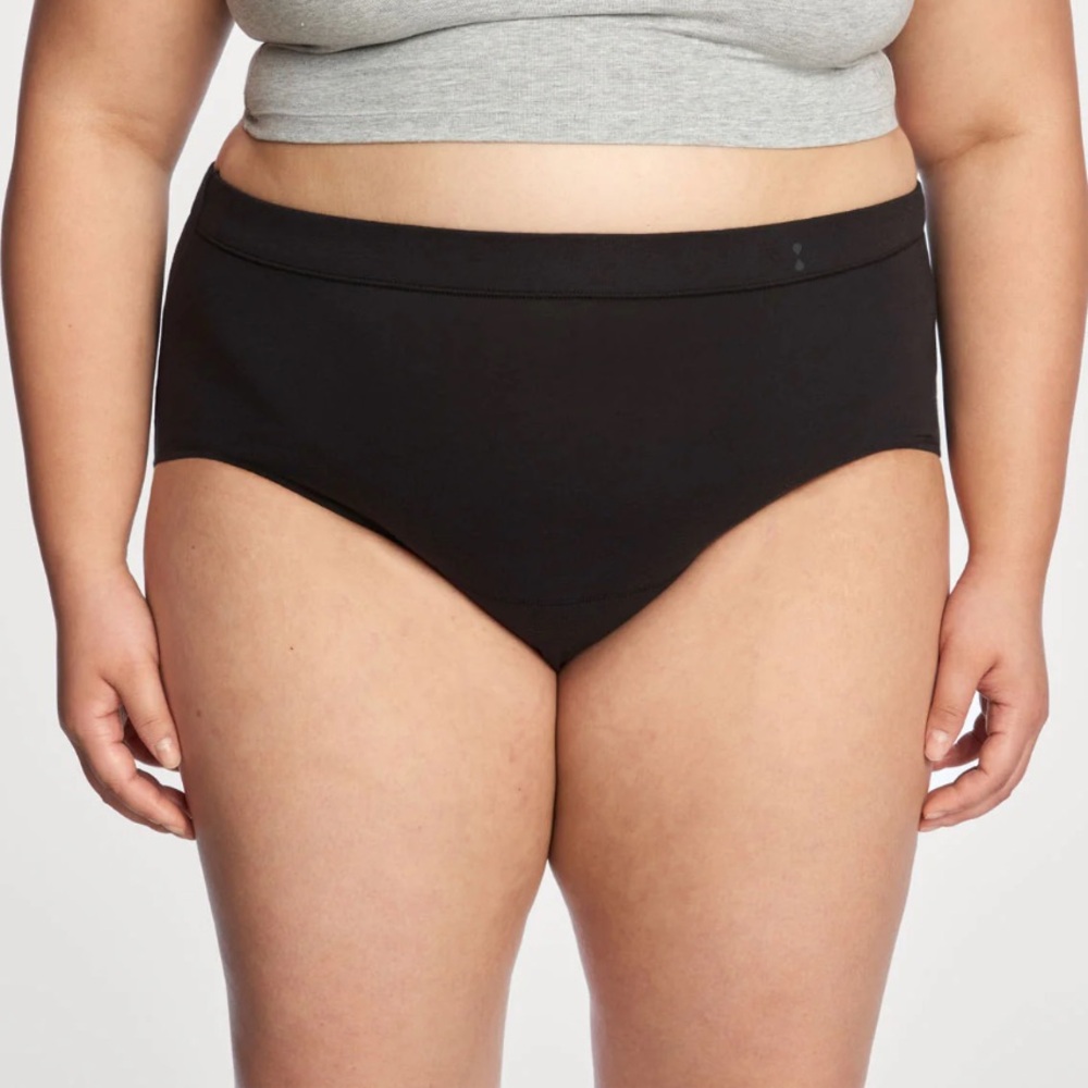 Black High-Waist Briefs